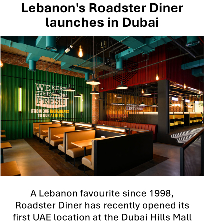 Le Roadster Diner libanais arrive à Dubaï