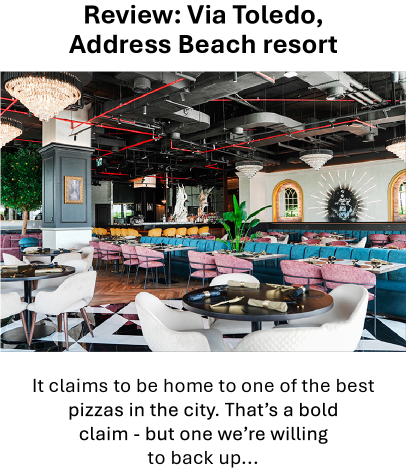 Avis : Via Toledo, Address Beach Resort