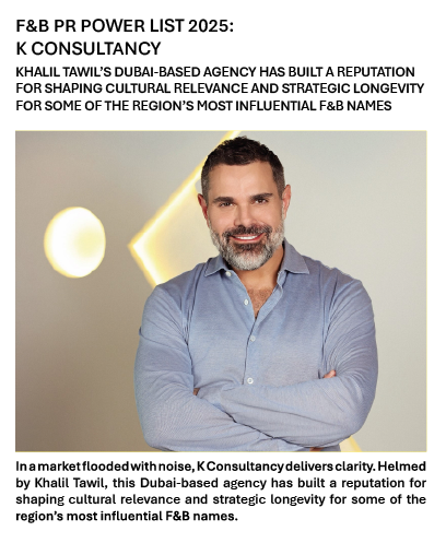 F&B PR Power List 2025 : K Consultancy